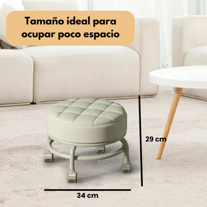 Taburete Mini con Ruedas